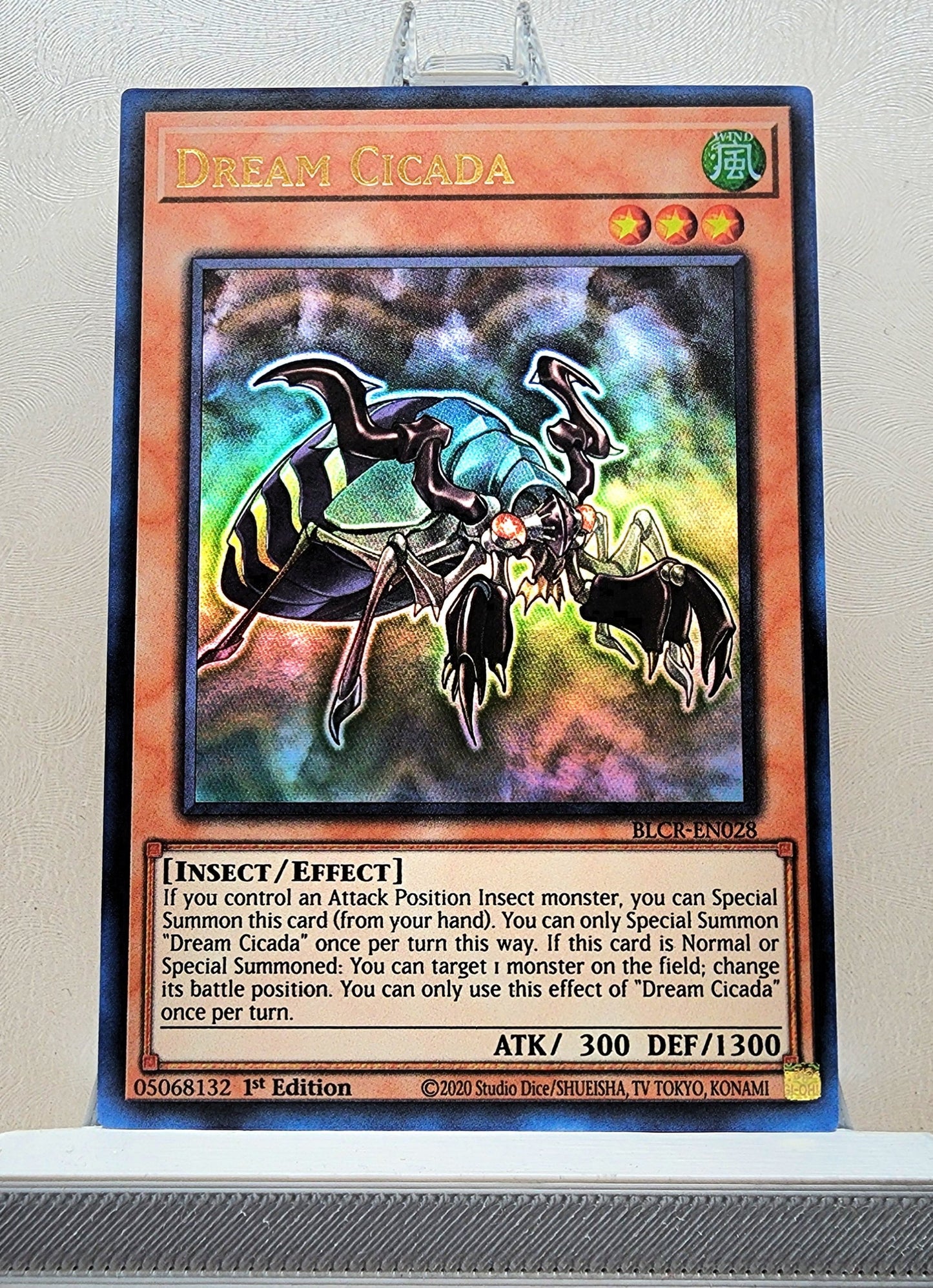 Yugioh! 1x Dream Cicada (BLCR - Ultra Rare) 1st Edition