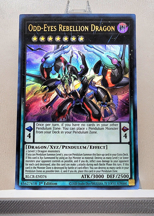 Yugioh! 1x Odd-Eyes Rebellion Dragon (BLCR - Ultra Rare) 1st Edition