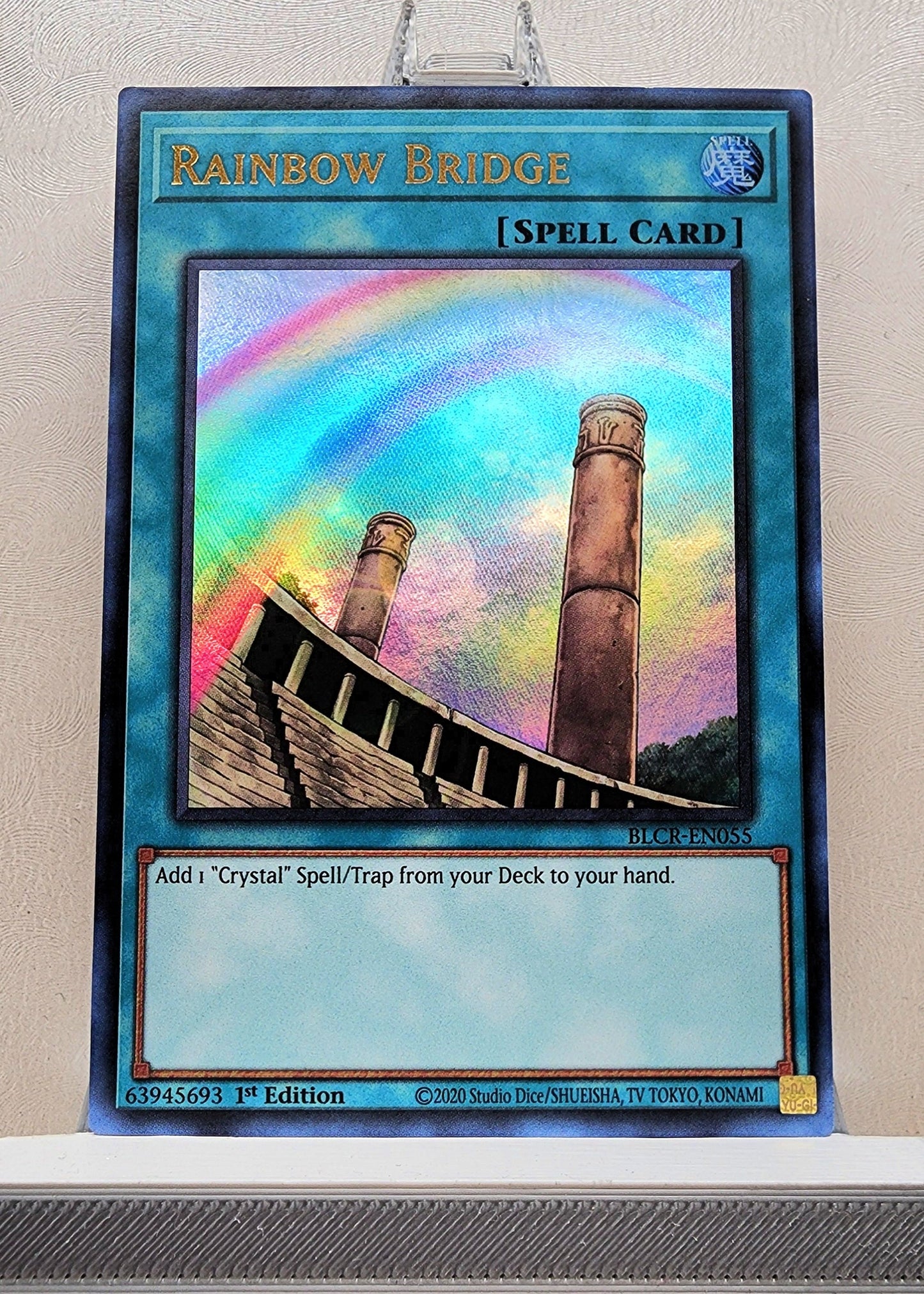 Yugioh! 1x Rainbow Bridge (BLCR - Ultra Rare) 1st Edition