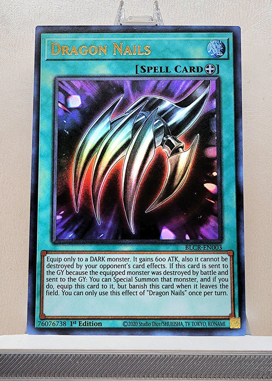 Yugioh! 1x Dragon Nails (BLCR - Ultra Rare) 1st Edition