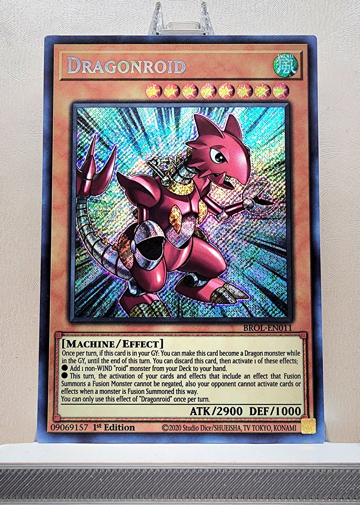 Yugioh! 1x Dragonroid (BROL - Secret Rare) 1st Edition