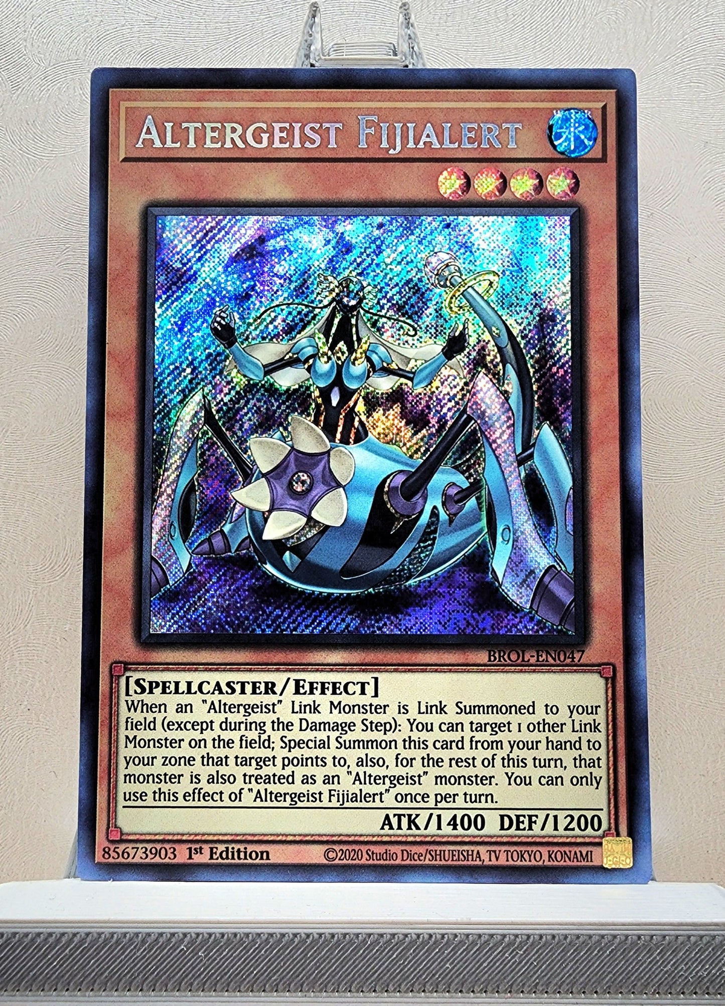 Yugioh! 1x Altergeist Fijialert (BROL - Secret Rare) 1st Edition