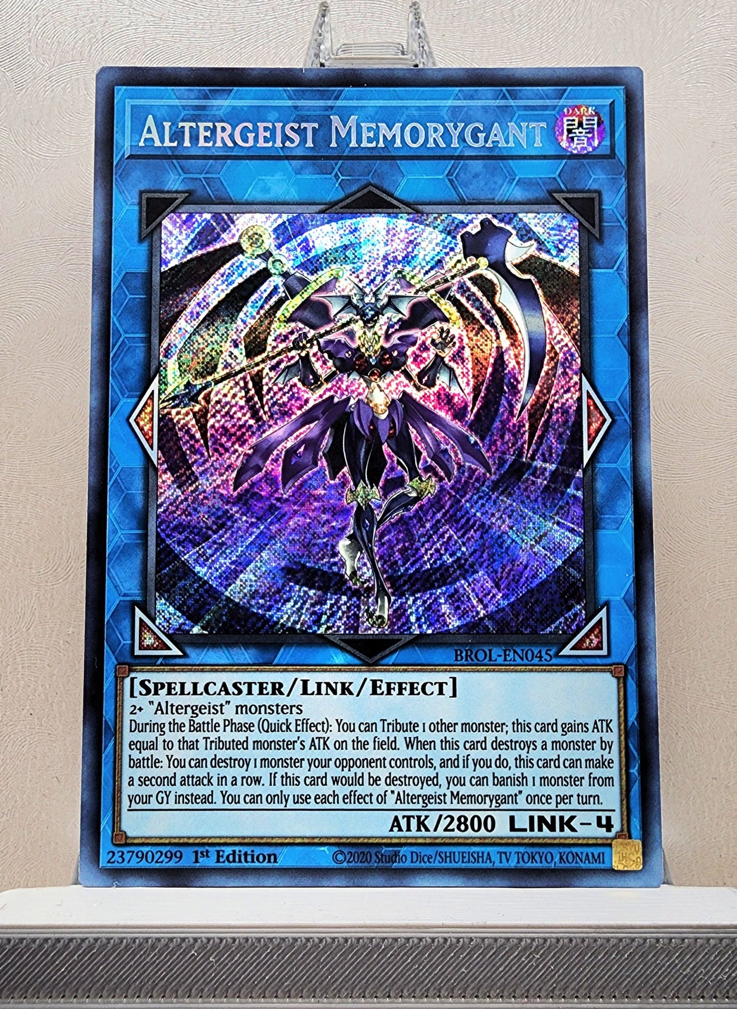 Yugioh! 1x Altergeist Memorygant (BROL - Secret Rare) 1st Edition