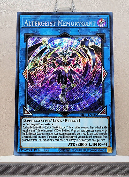 Yugioh! 1x Altergeist Memorygant (BROL - Secret Rare) 1st Edition