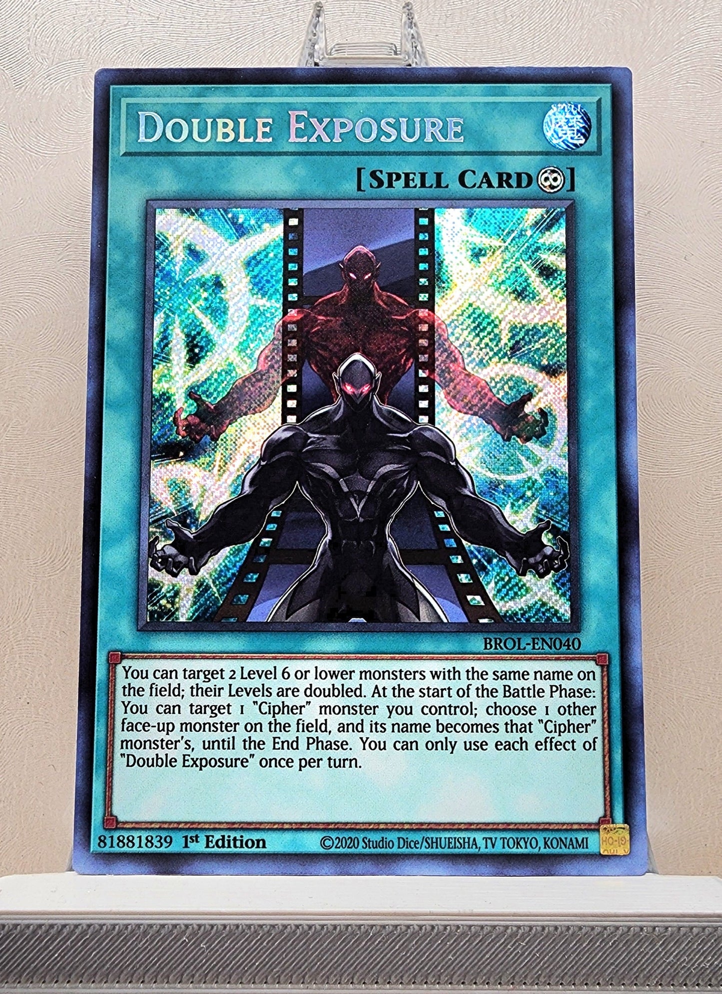 Yugioh! 1x Double Exposure (BROL - Secret Rare) 1st Edition