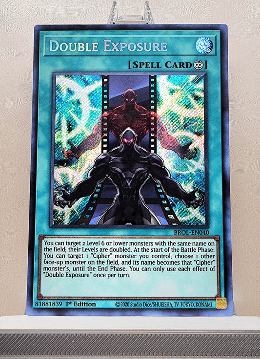 Yugioh! 1x Double Exposure (BROL - Secret Rare) 1st Edition