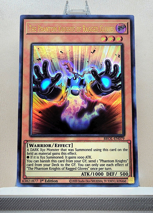 Yugioh! 1x The Phantom Knights of Ragged Gloves (BROL - Ultra Rare) 1st Edition