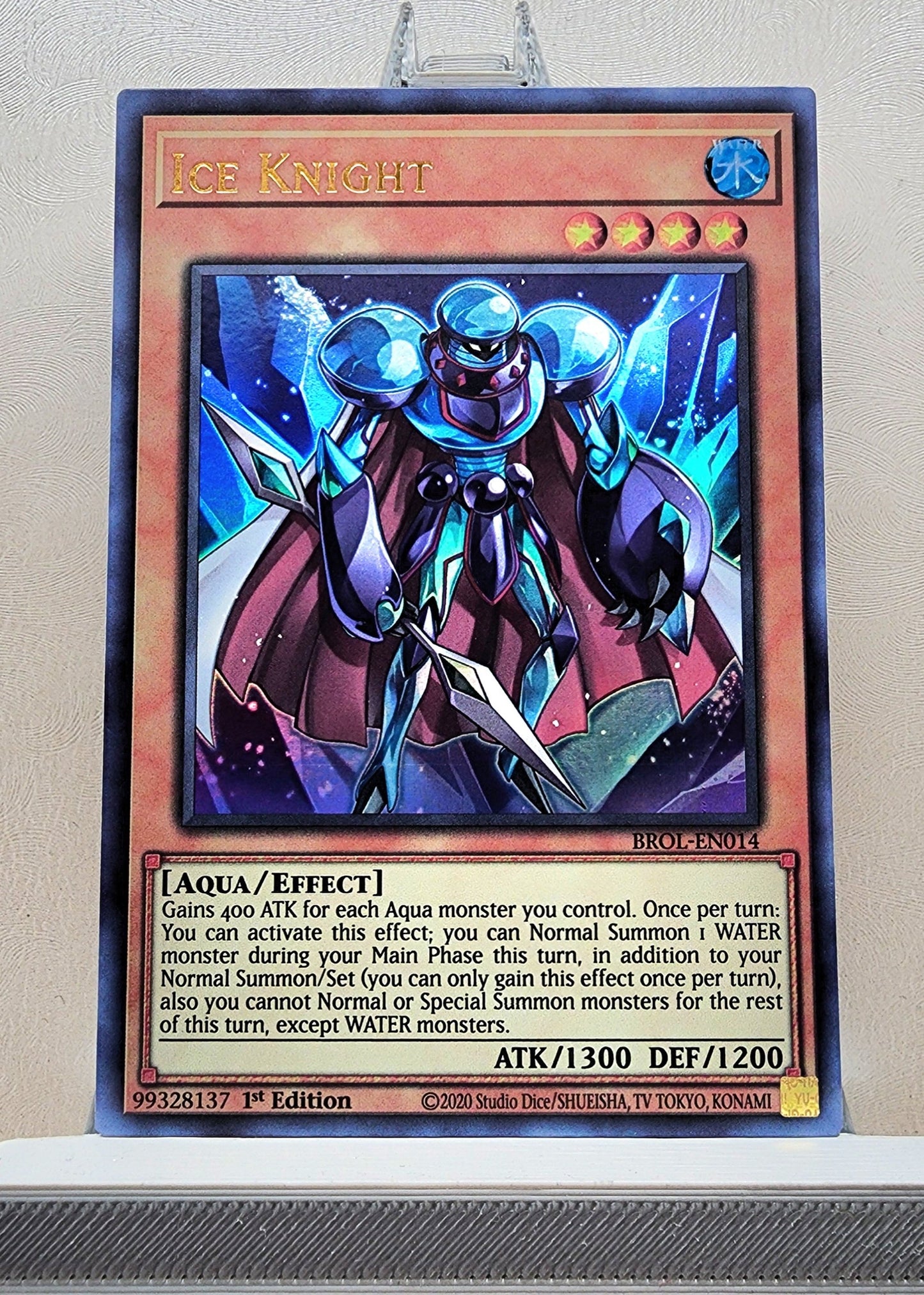 Yugioh! 1x Ice Knight (BROL - Ultra Rare) 1st Edition