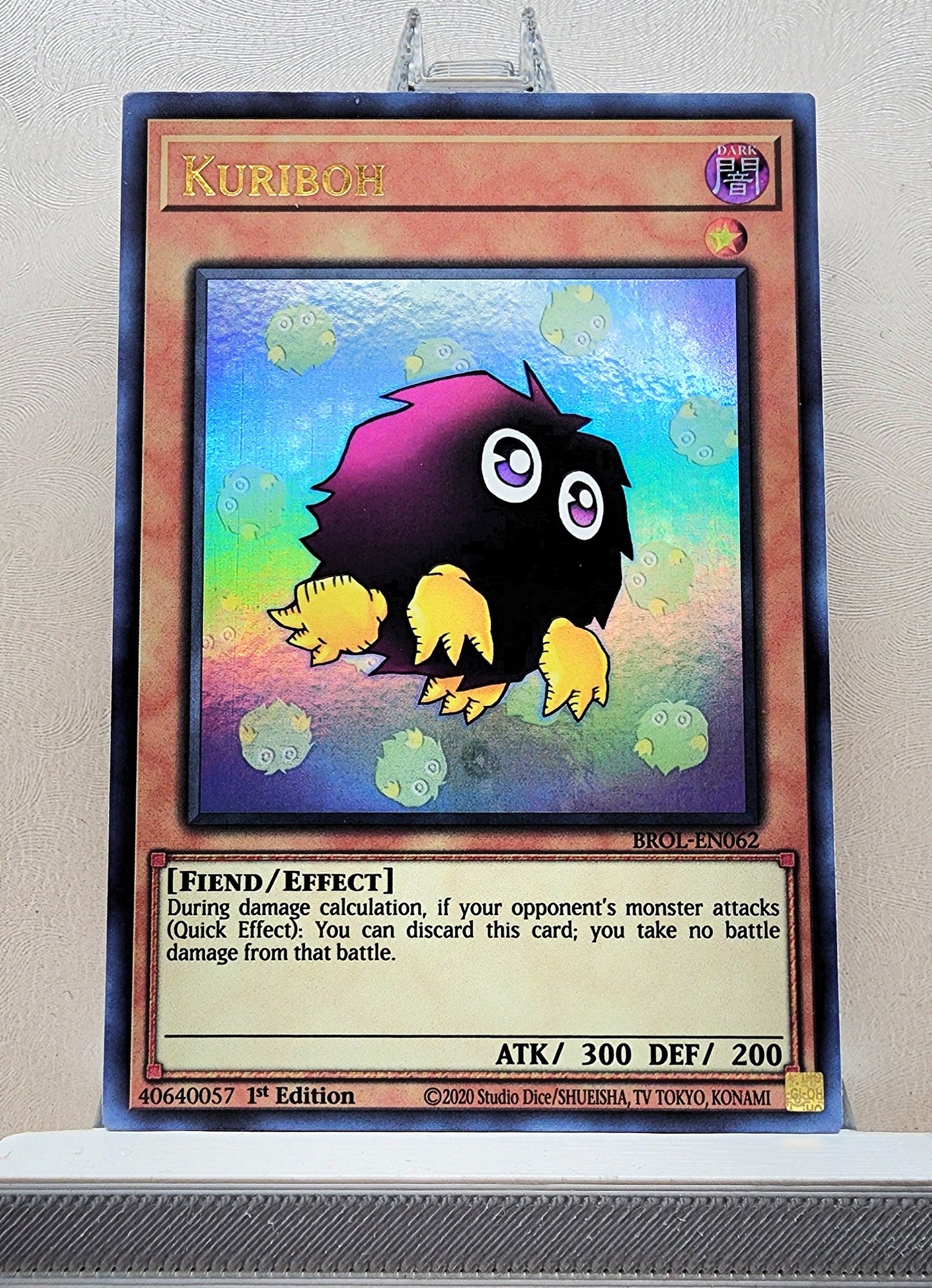 Yugioh! 1x Kuriboh (BROL - Ultra Rare) 1st Edition