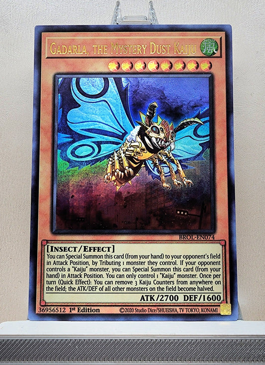 Yugioh! 1x Gadarla, the Mystery Dust Kaiju (BROL - Ultra Rare) 1st Edition