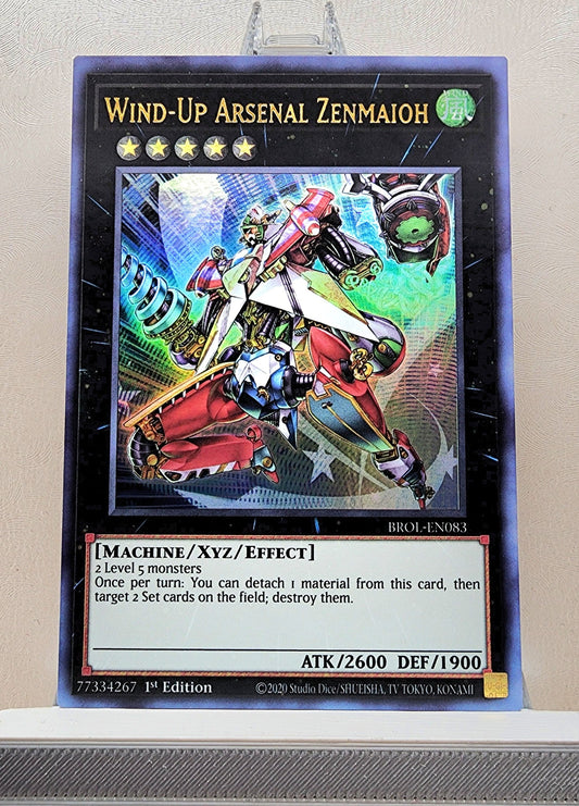 Yugioh! 1x Wind-Up Arsenal Zenmaioh (BROL - Ultra Rare) 1st Edition