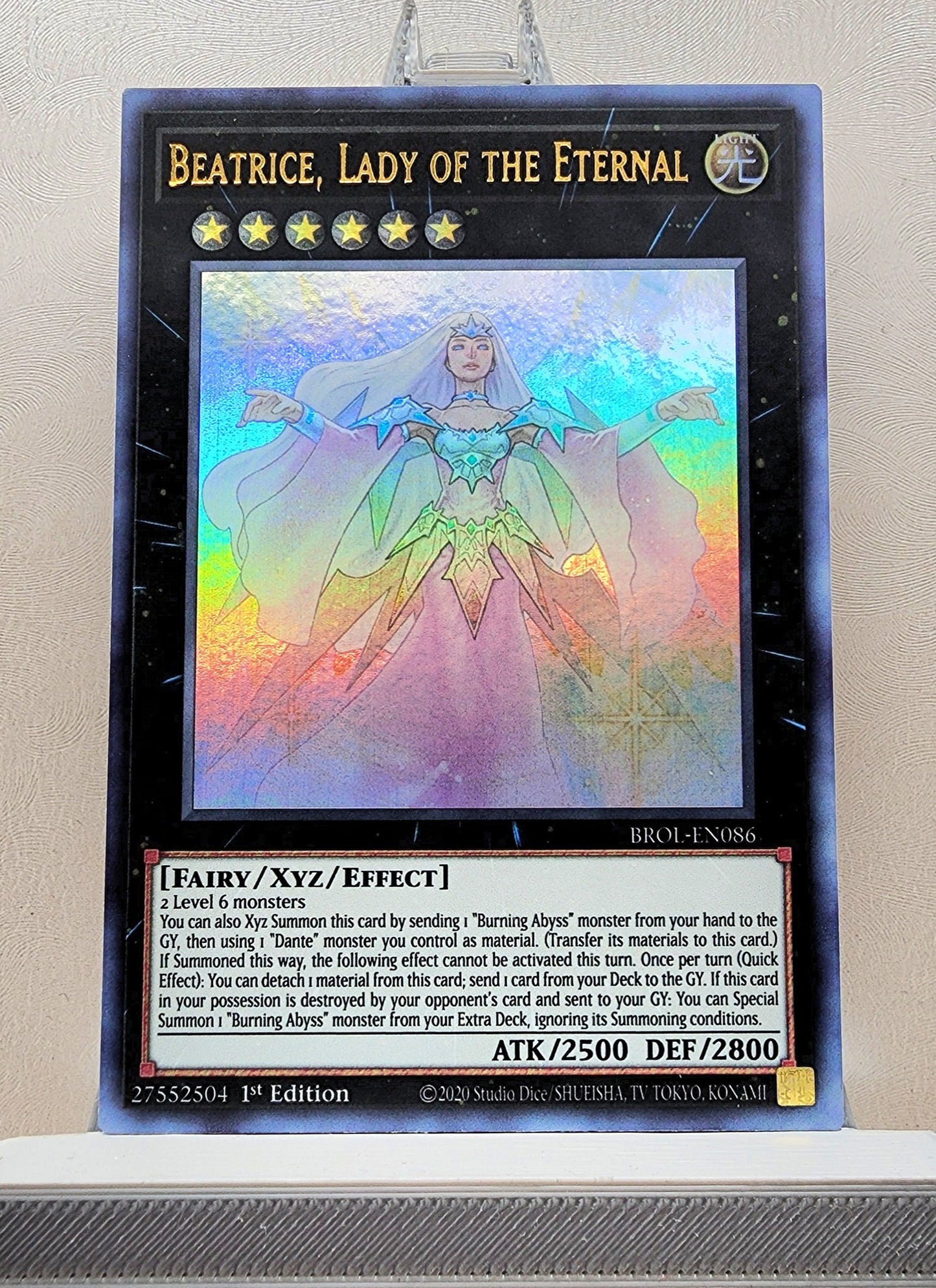 Yugioh! 1x Beatrice, Lady of the Eternal (BROL - Ultra Rare) 1st Edition