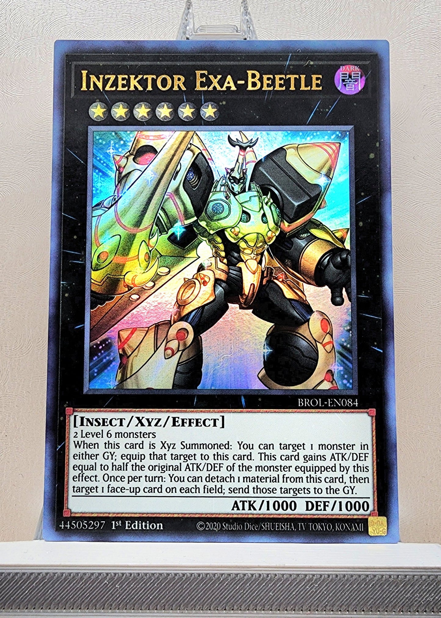 Yugioh! 1x Inzektor Exa-Beetle (BROL - Ultra Rare) 1st Edition