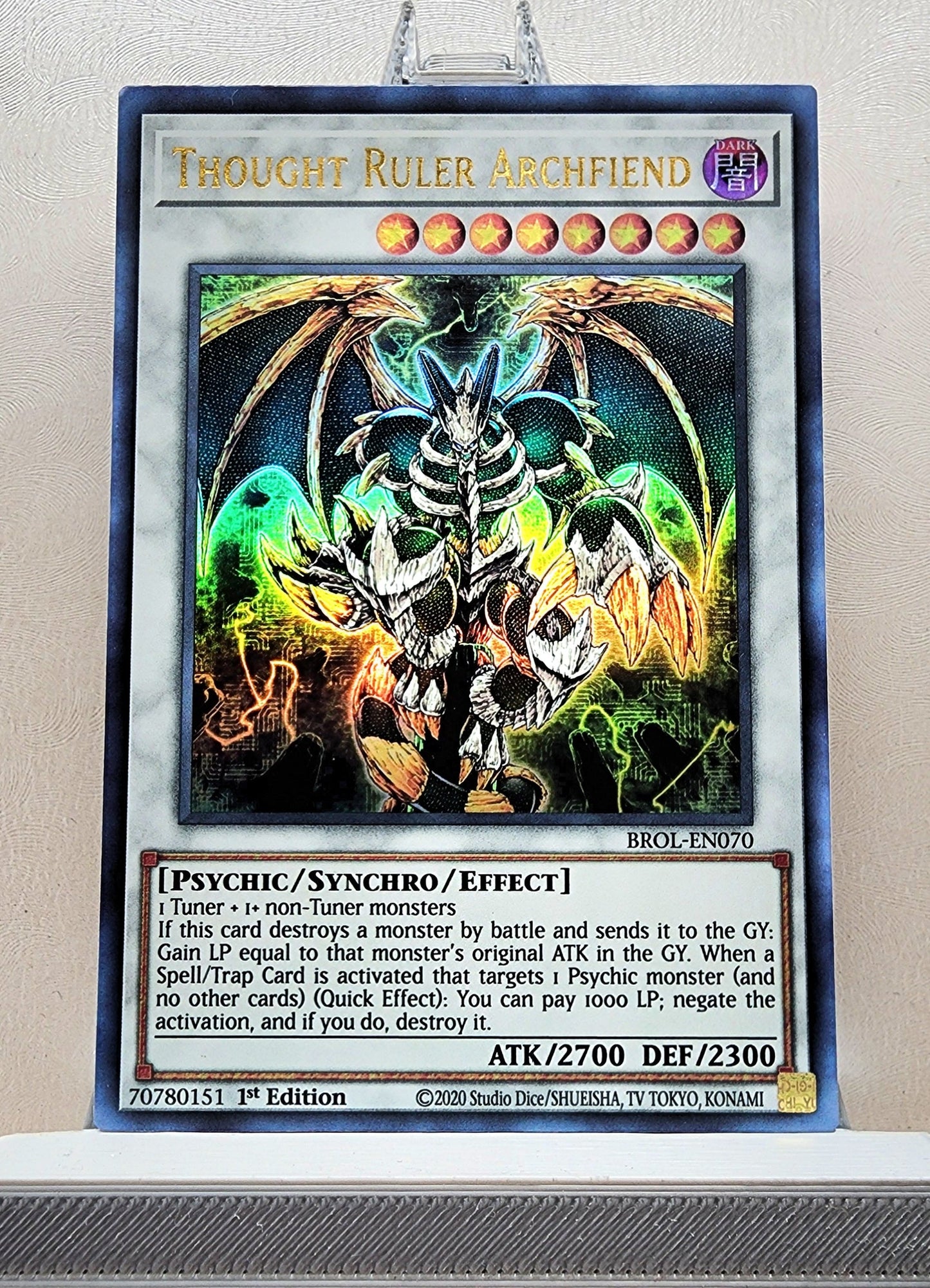 Yugioh! 1x Thought Ruler Archfiend (BROL - Ultra Rare) 1st Edition