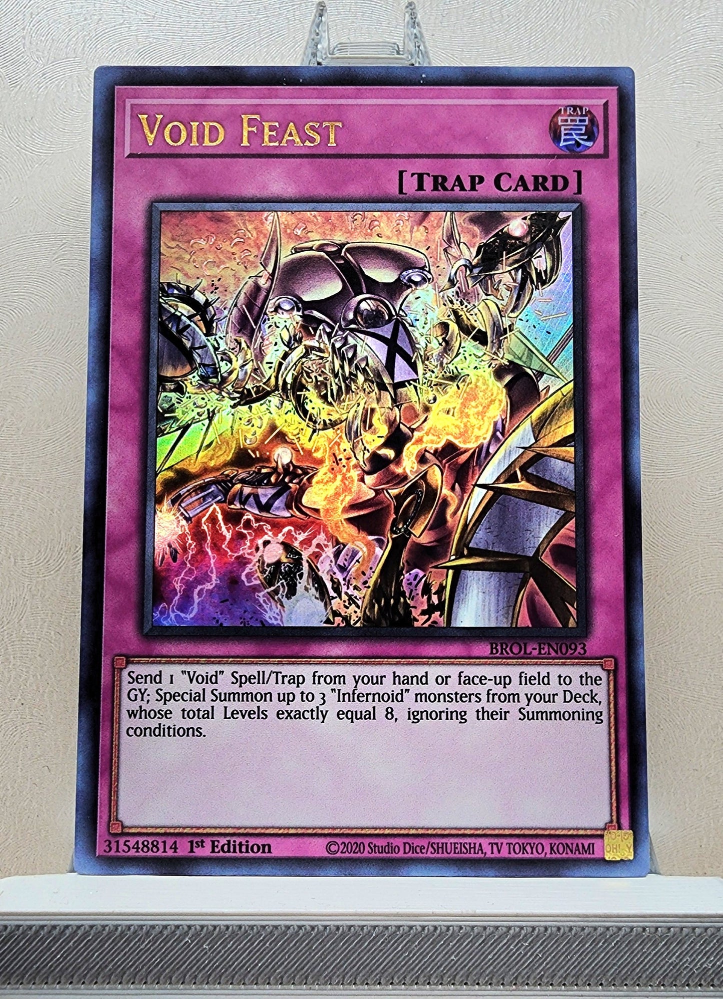 Yugioh! 1x Void Feast (BROL - Ultra Rare) 1st Edition