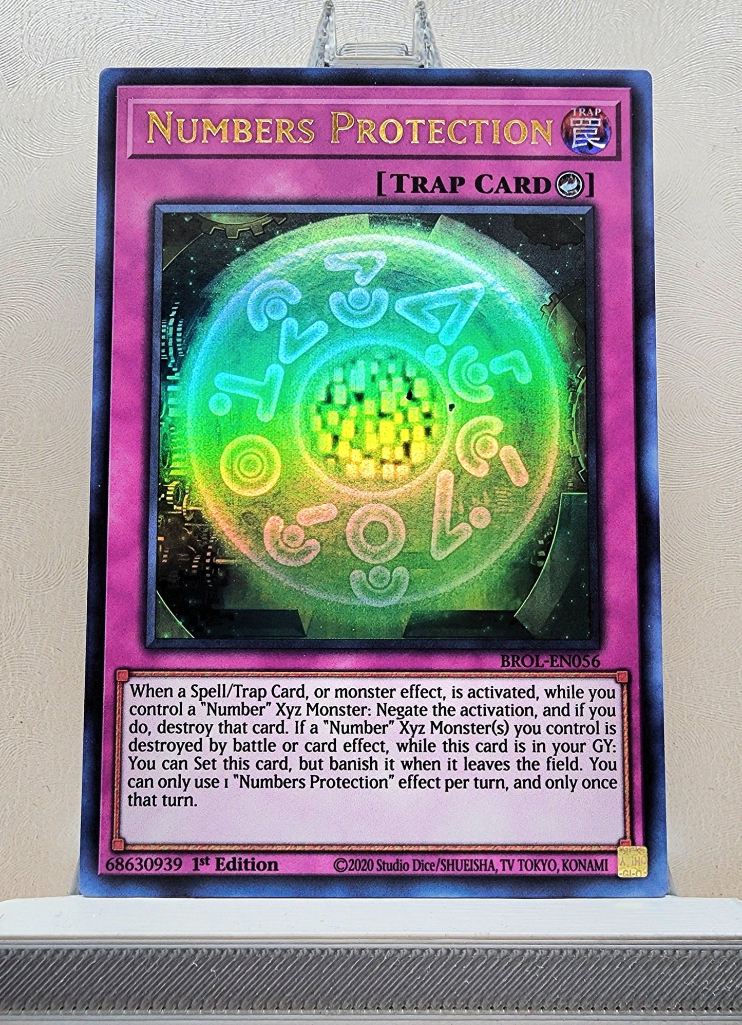 Yugioh! 1x Numbers Protection (BROL - Ultra Rare) 1st Edition