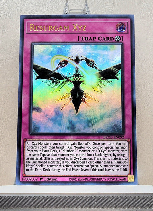 Yugioh! 1x Resurgam XYZ (BROL - Ultra Rare) 1st Edition