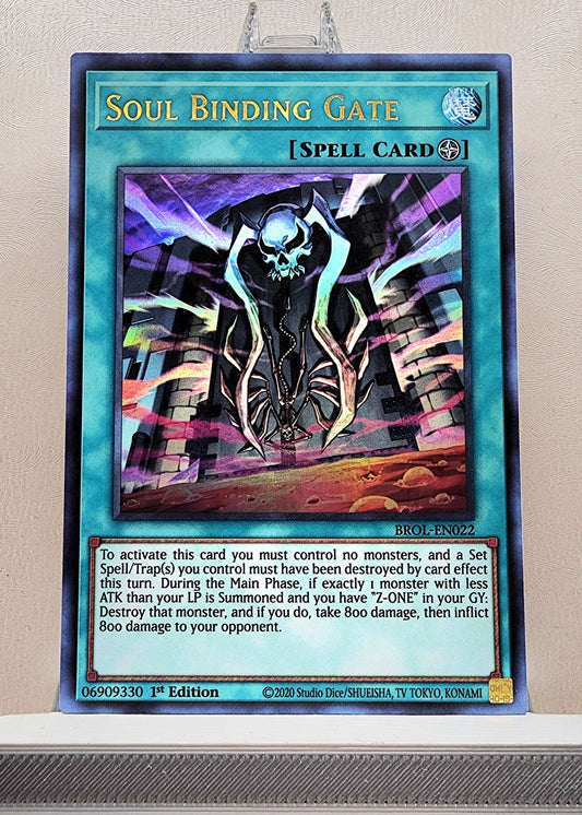 Yugioh! 1x Soul Binding Gate (BROL - Ultra Rare) 1st Edition