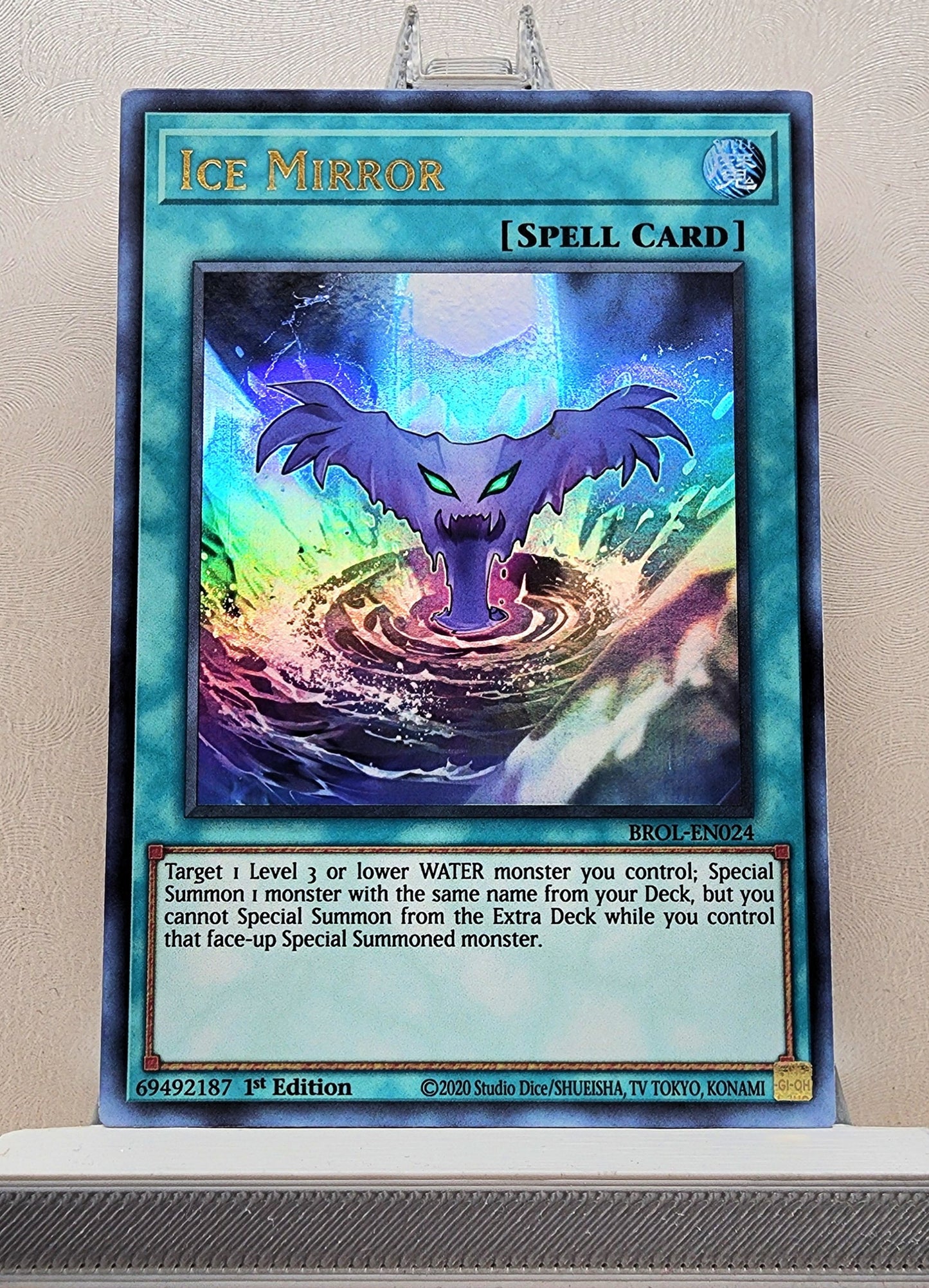 Yugioh! 1x Ice Mirror (BROL - Ultra Rare) 1st Edition