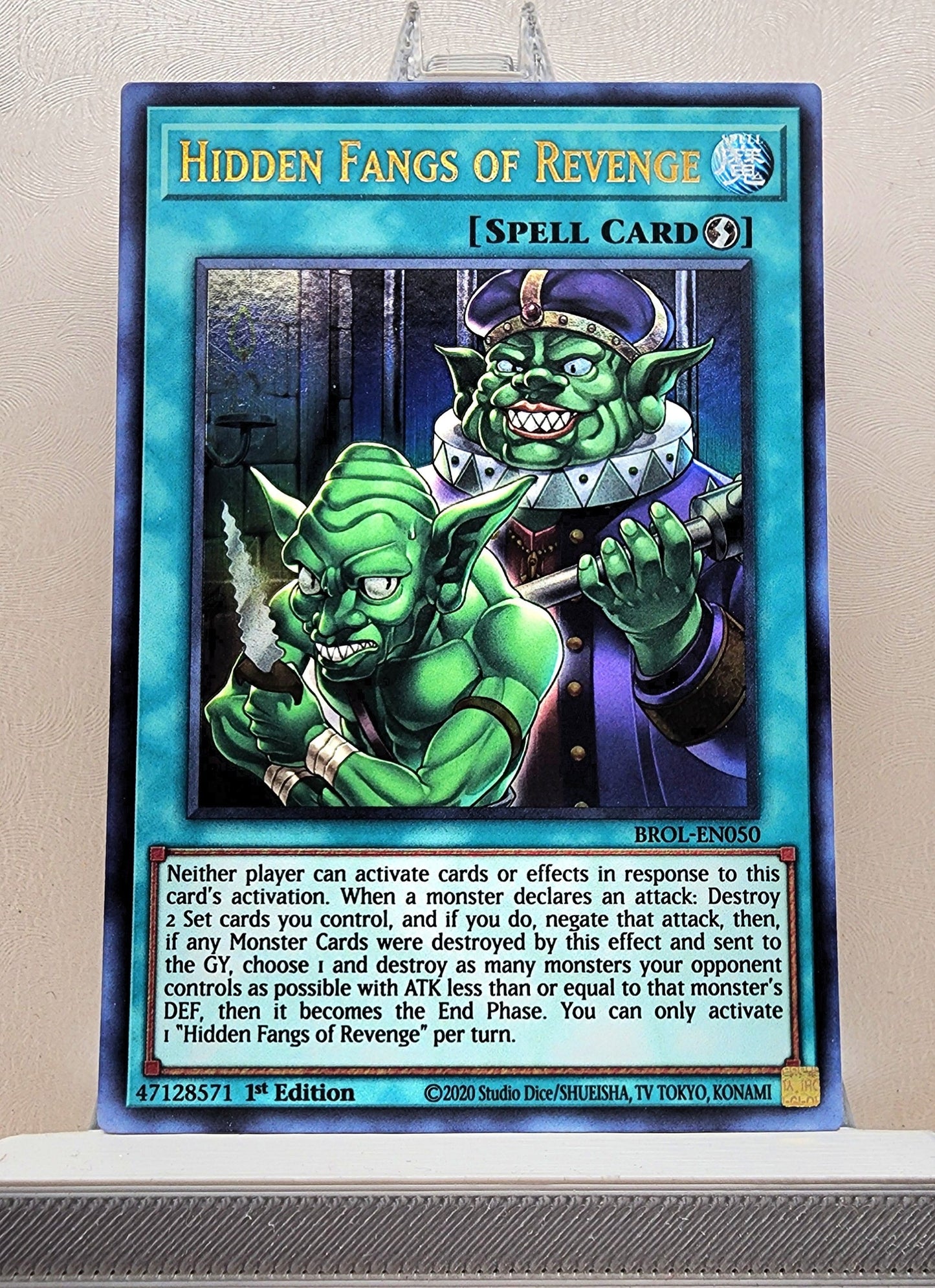 Yugioh! 1x Hidden Fangs of Revenge (BROL - Ultra Rare) 1st Edition