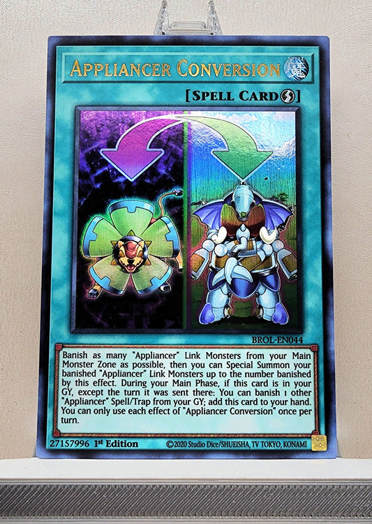 Yugioh! 1x Appliancer Conversion (BROL - Ultra Rare) 1st Edition