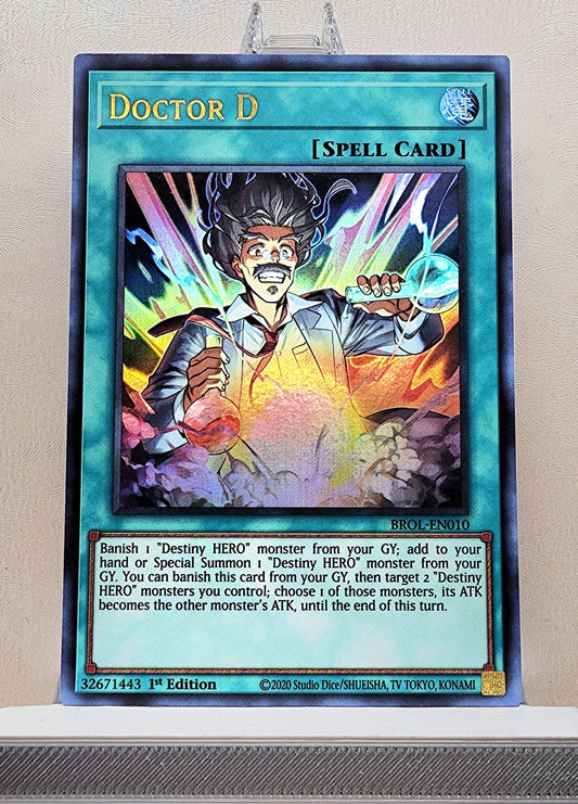 Yugioh! 1x Doctor D (BROL - Ultra Rare) 1st Edition