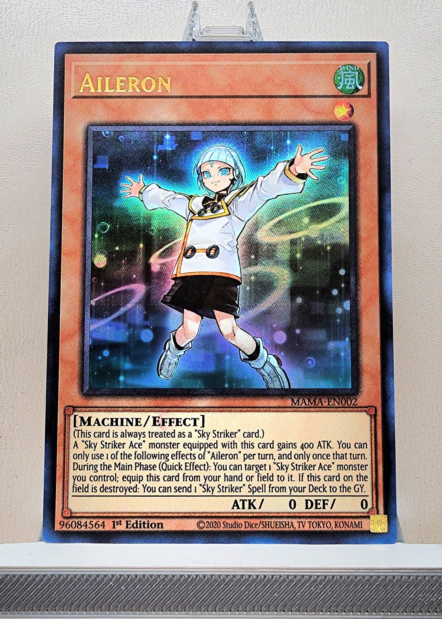 Yugioh! 1x Aileron (MAMA - Ultra Rare) 1st Edition