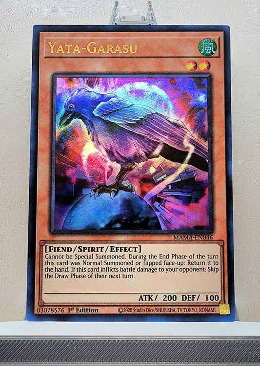 Yugioh! 1x Yata Garasu (MAMA - Ultra Rare) 1st Edition