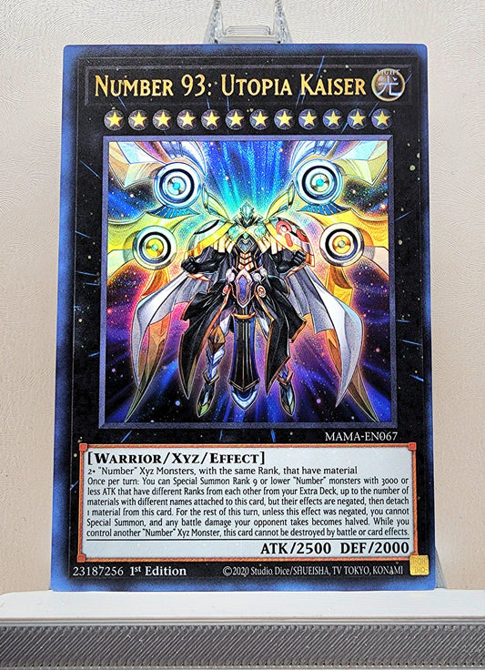 Yugioh! 1x Number 93: Utopia Kaiser (MAMA - Ultra Rare) 1st Edition