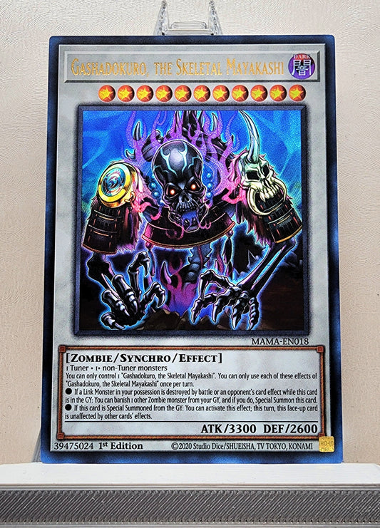 Yugioh! 1x Gashadokuro, the Skeletal Mayakashi (MAMA - Ultra Rare) 1st Edition