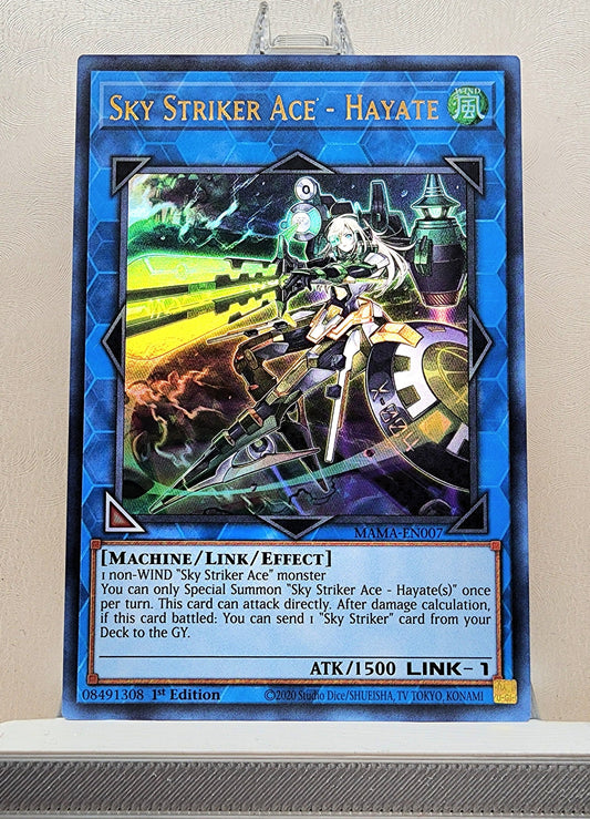 Yugioh! 1x Sky Striker Ace - Hayate (MAMA - Ultra Rare) 1st Edition