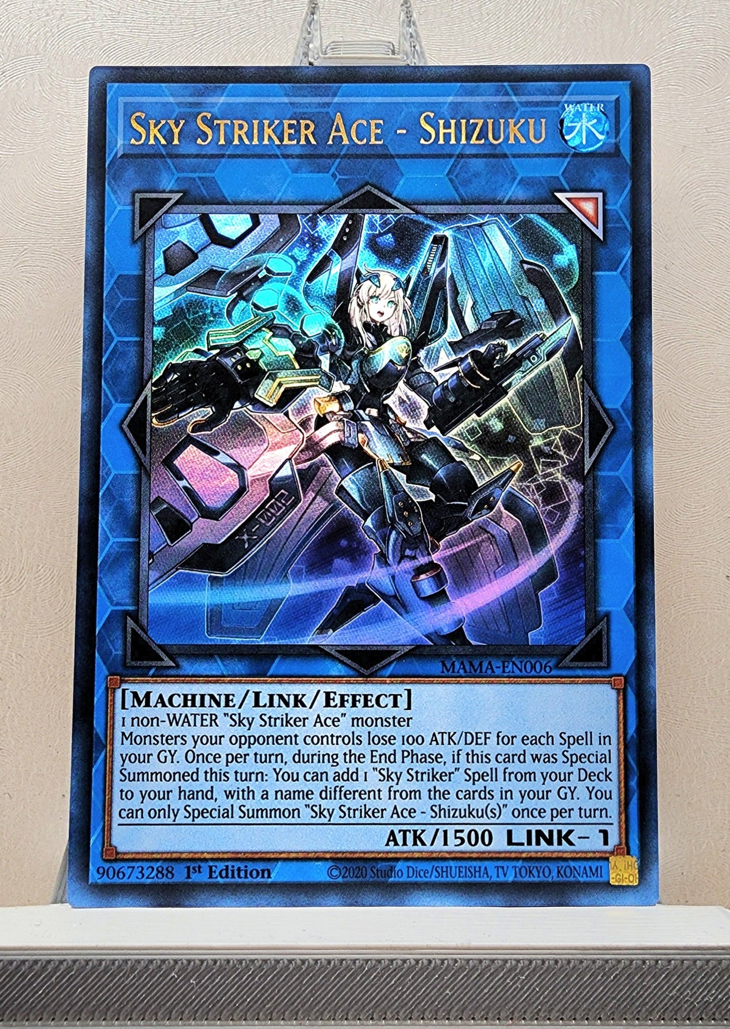 Yugioh! 1x Sky Striker Ace - Shizuku  (MAMA - Ultra Rare) 1st Edition