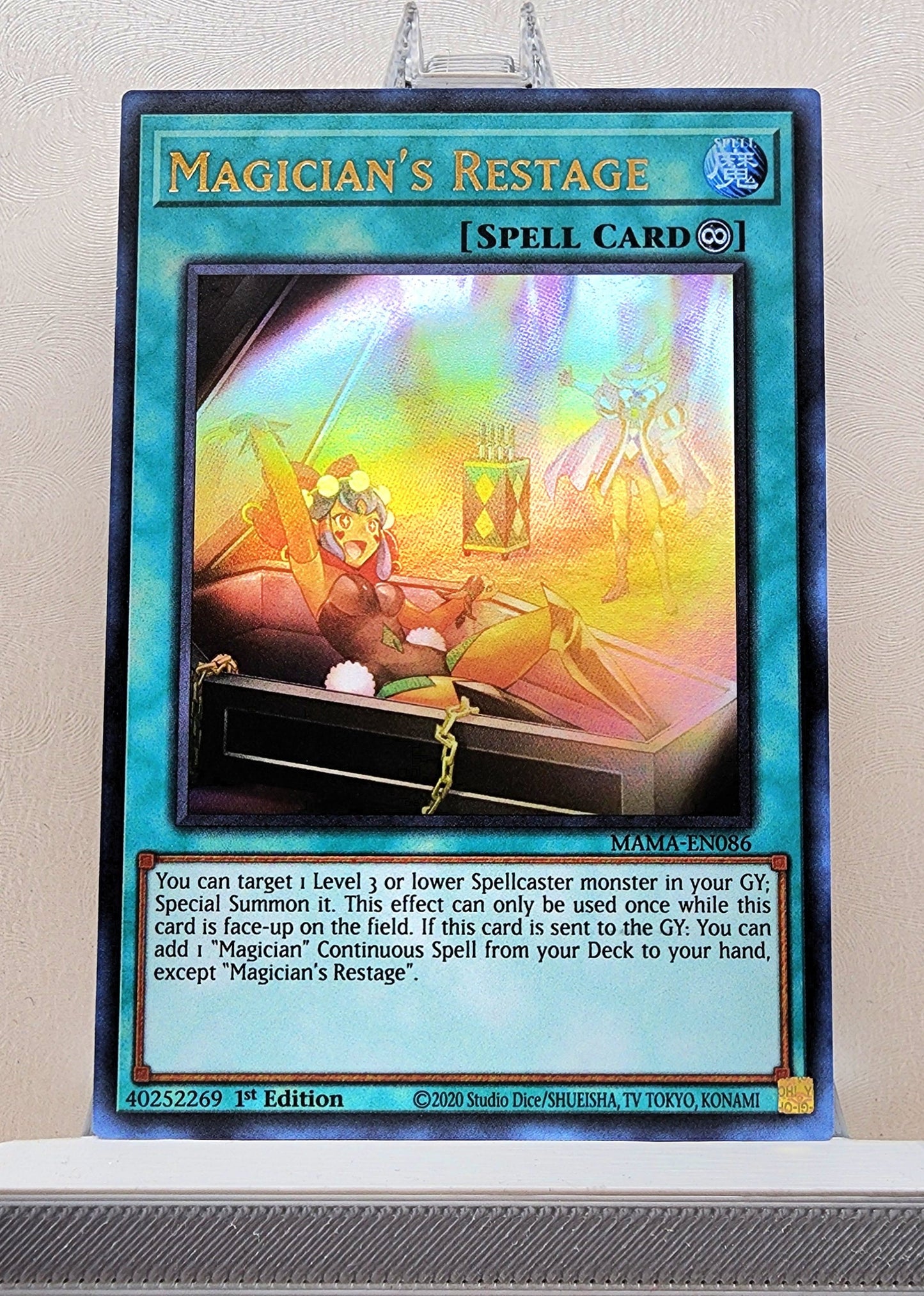 Yugioh! 1x Magician's Restage (MAMA - Ultra Rare) 1st Edition