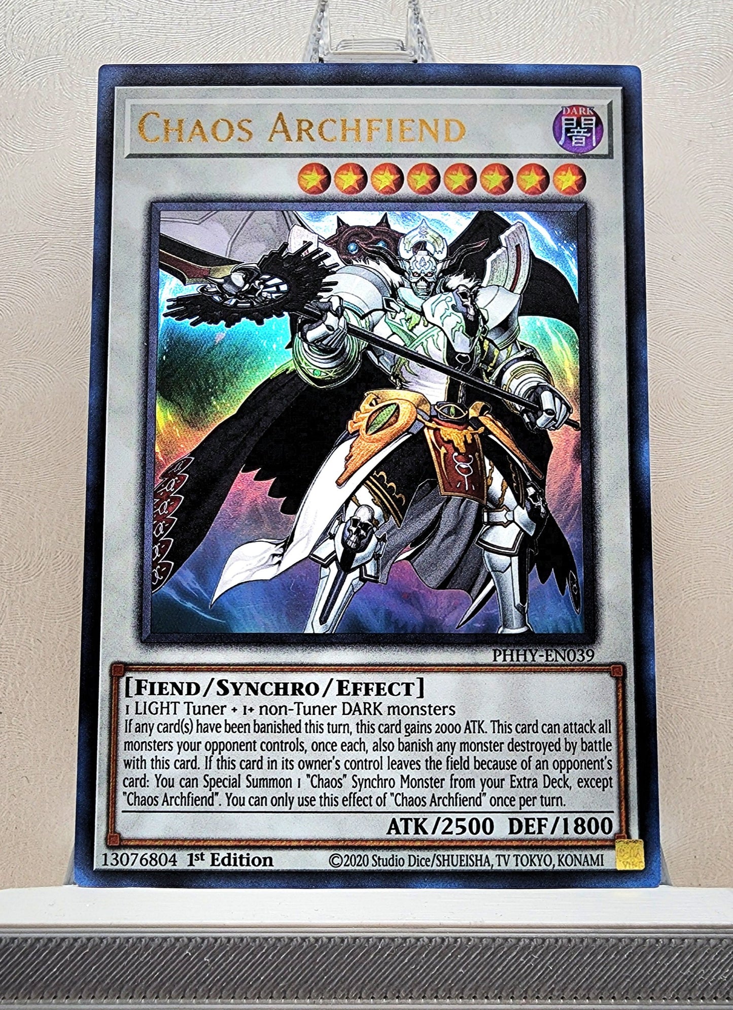 Yugioh! 1x Chaos Archfiend (PHHY - Ultra Rare) 1st Edition