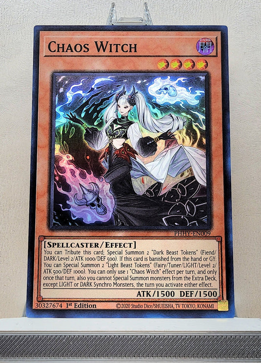 Yugioh! 1x Chaos Witch (PHHY - Super Rare) 1st Edition