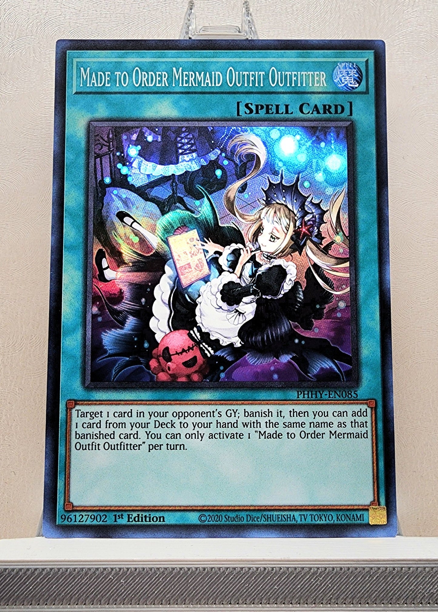 Yugioh! 1x Made to Order Mermaid Outfit Outfitter (PHHY - Super Rare) 1st Edition