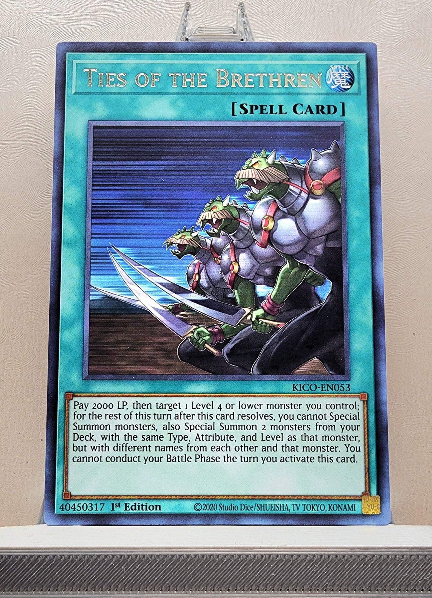 Yugioh! King's Court Singles (KICO - Rare) 1st Edition