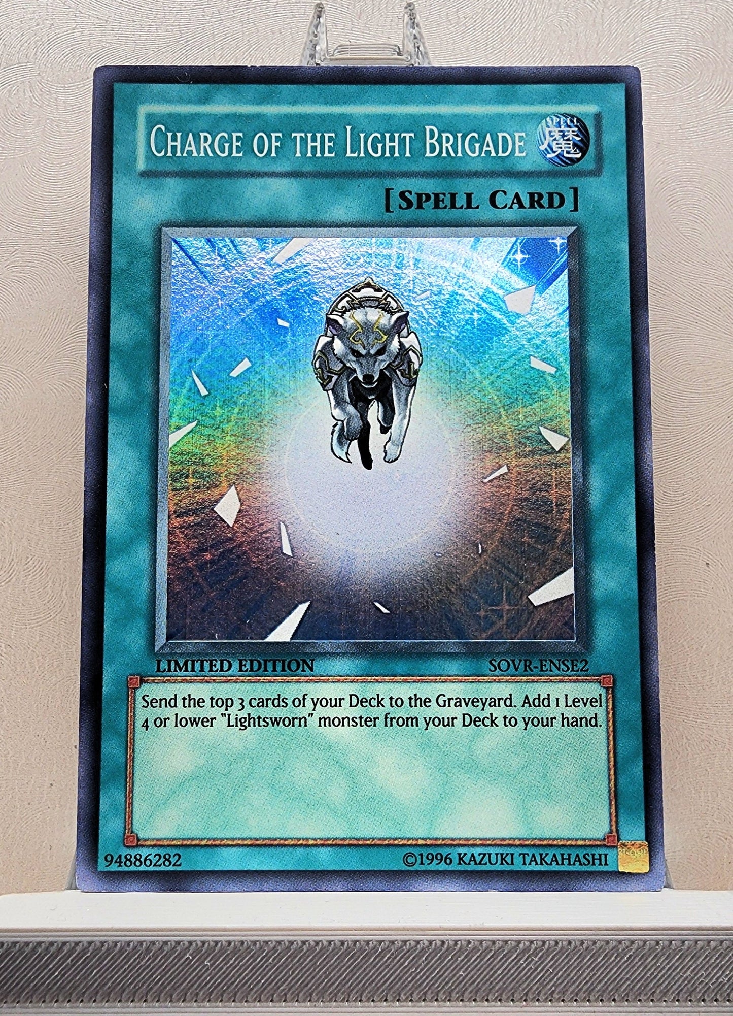 Yugioh! 1x Charge of the Light Brigade (SOVR - Super Rare) Limited Edition