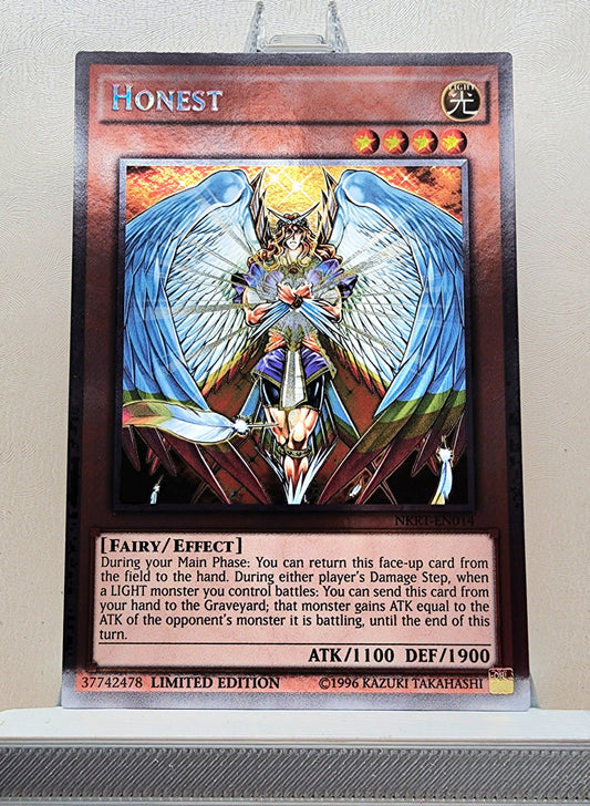 Yugioh! 1x Honest (NKRT - Platinum Rare) Limited Edition