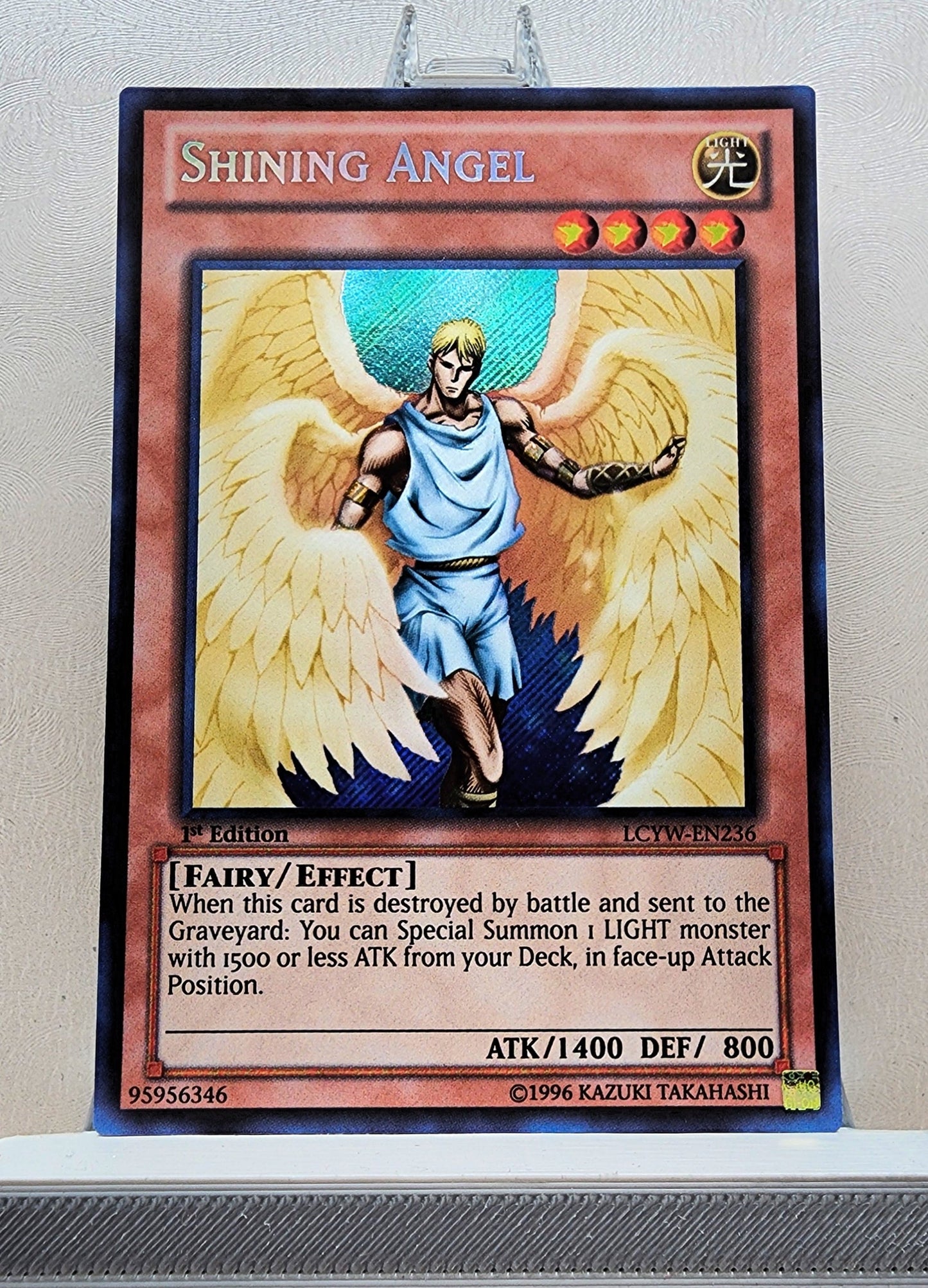 Yugioh! 1x Shining Angel (LCYW - Secret Rare) 1st Edition