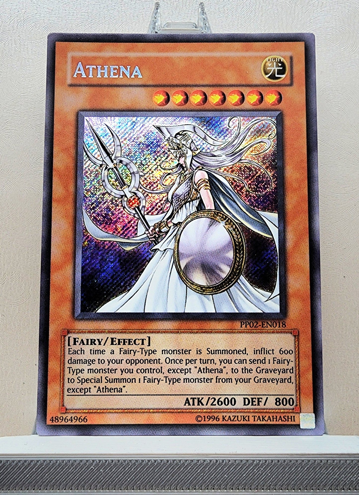 Yugioh! 1x Athena (PP02 - Secret Rare) Unlimited Edition