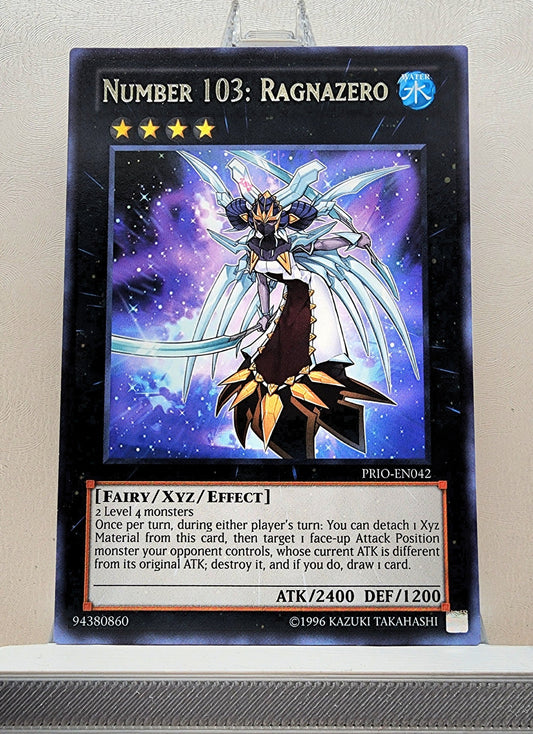 Yugioh! 1x Number 103: Ragnazero (PRIO - Rare) Unli Edition