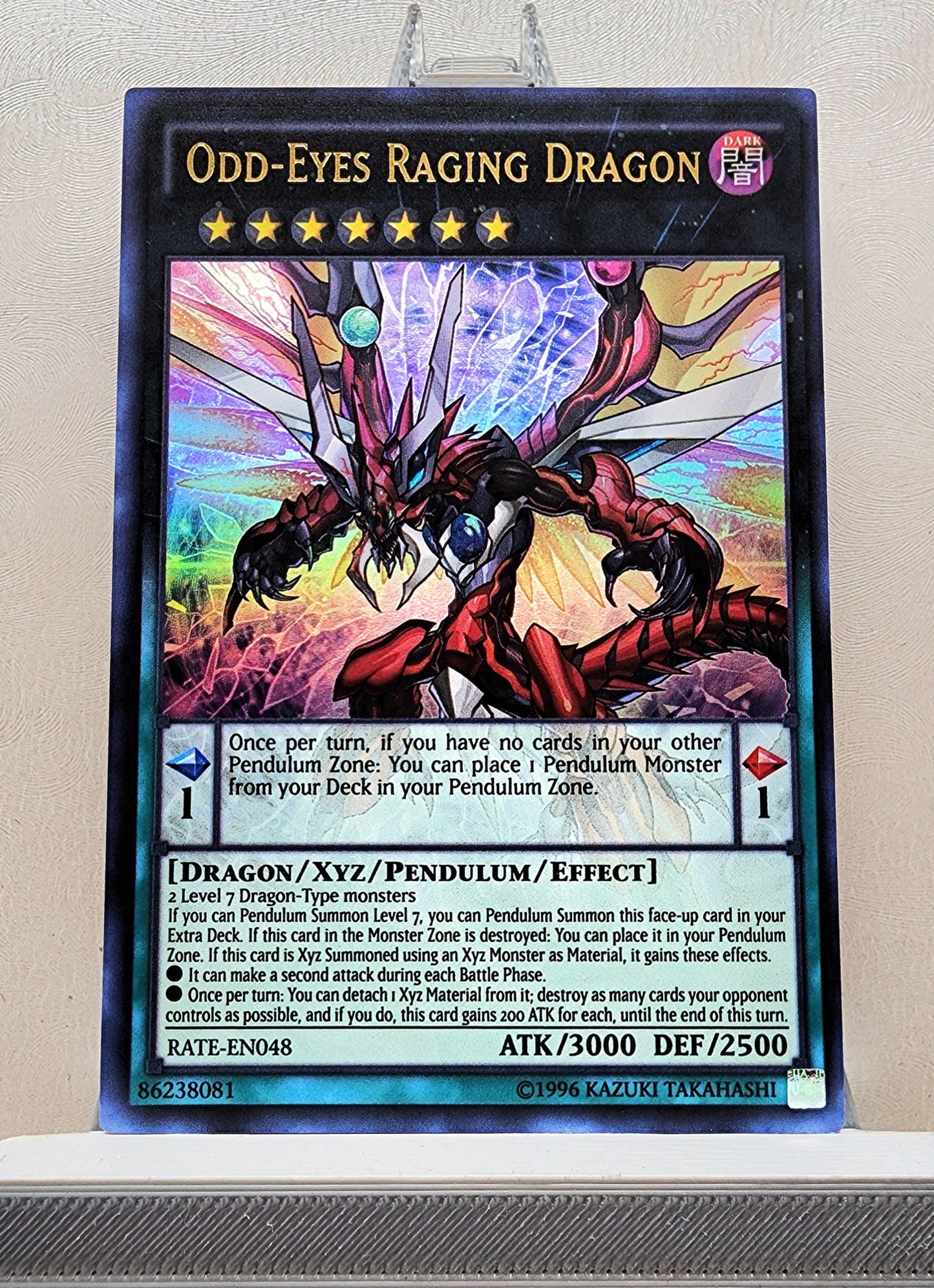 Yugioh! 1x Odd-Eyes Raging Dragon (RATE - Ultra Rare) Unli Edition