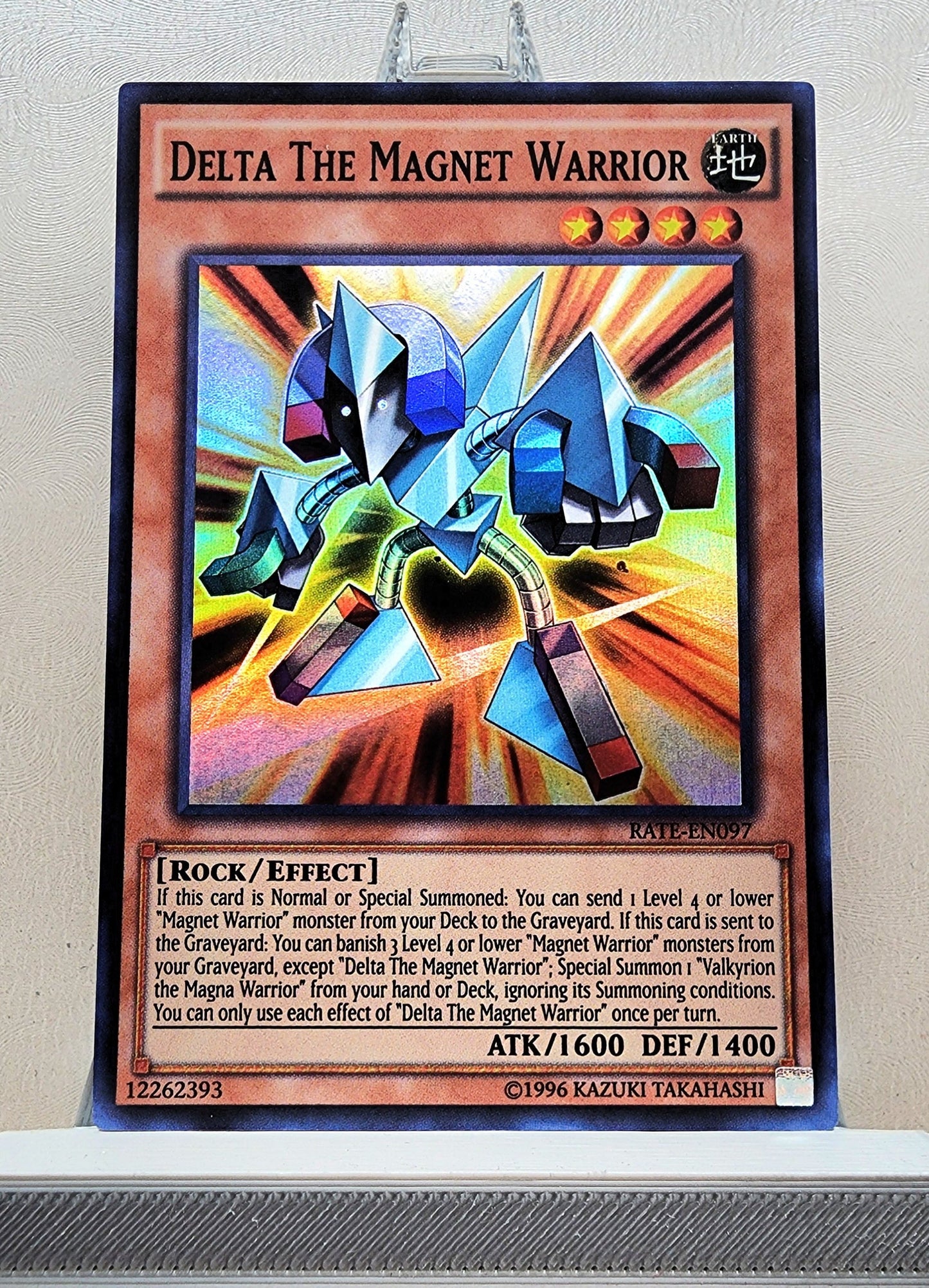 Yugioh! 1x Delta the Magnet Warrior (RATE - Super Rare) Unli Edition