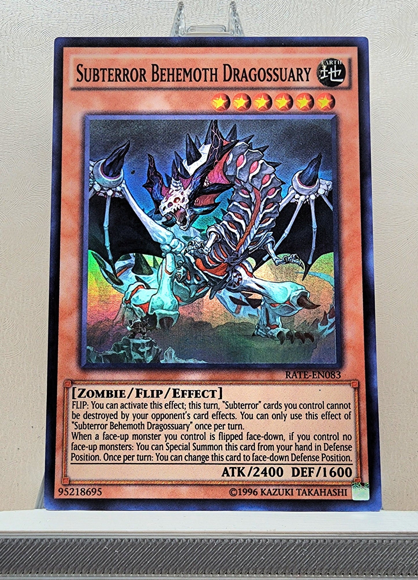 Yugioh! 1x Subterror Behemoth Dragossuary (RATE - Super Rare) Unli Edition