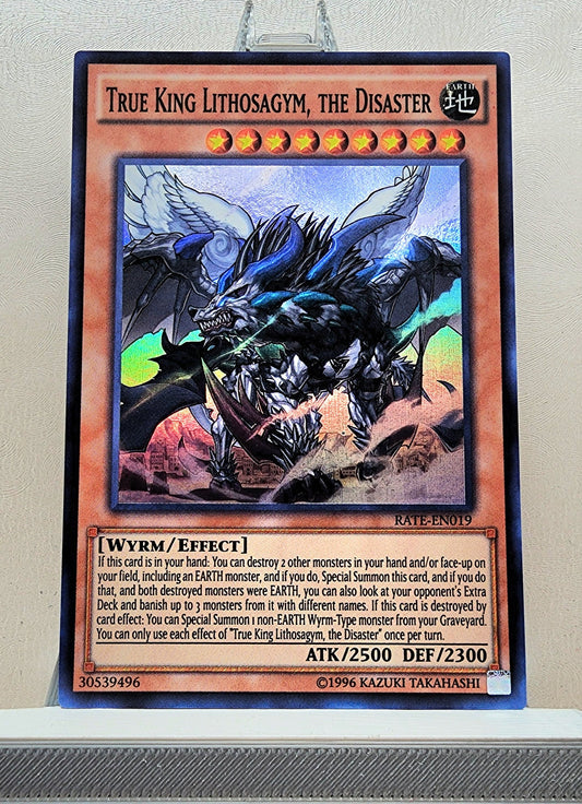 Yugioh! 1x True King Lithosagym, the Disaster (RATE - Super Rare) Unli Edition