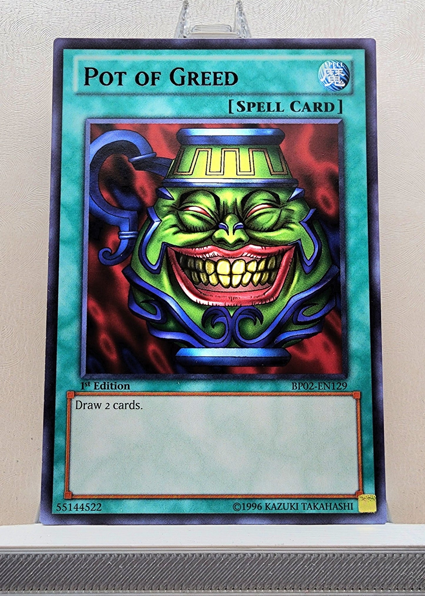 Yugioh! 1x Pot of Greed (BP02 - Rare) 1st Edition