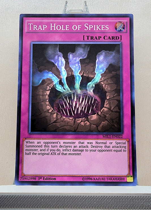 Yugioh! 1x Trap Hole of Spikes (MIL1 - Super Rare) 1st Edition