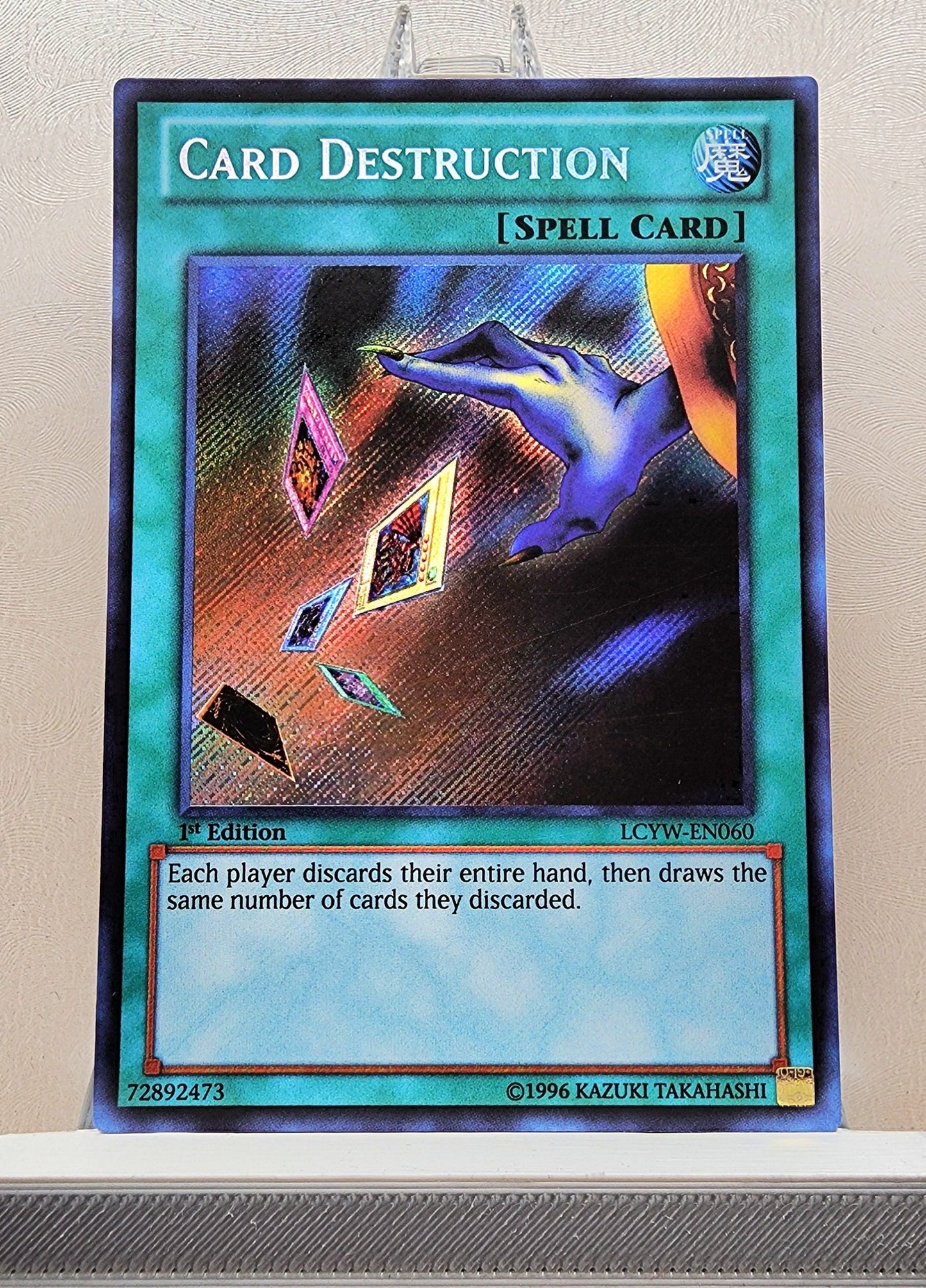 Yugioh! 1x Card Destruction (LCYW - Secret Rare) 1st/Unli Edition