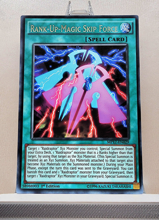 Yugioh! 1x Rank-Up Magic Skip Force (MP17 - Rare) 1st Edition